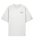 Cultured Until Midnight, White oversized T-shirt Front