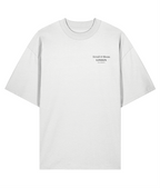 Cultured Until Midnight, White oversized T-shirt Front