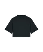 Herald & Bloom Essential. Black cropped T-shirt