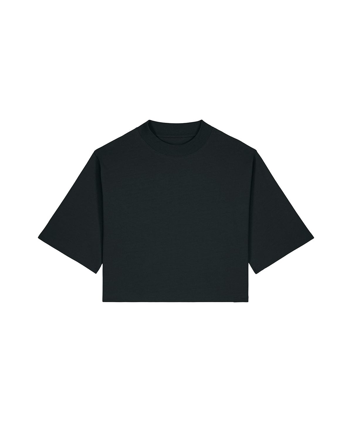 Herald & Bloom Essential. Black cropped T-shirt