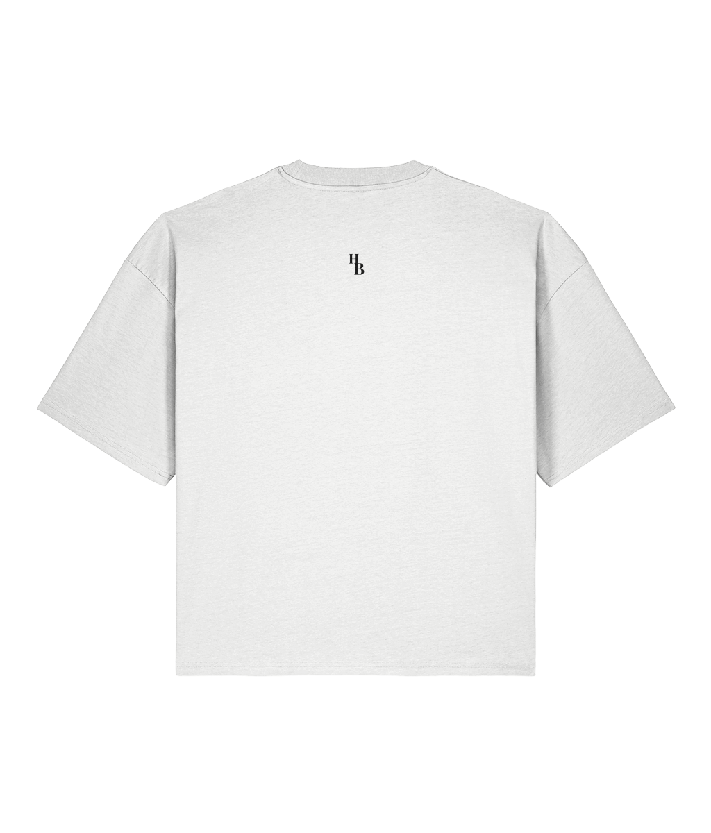 Herald & Bloom Essential. White boxy T-shirt