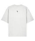 Herald & Bloom Essential. White oversized T-shirt Back