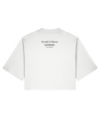  London Rain Oxford Brain. Cropped T-shirt. Back